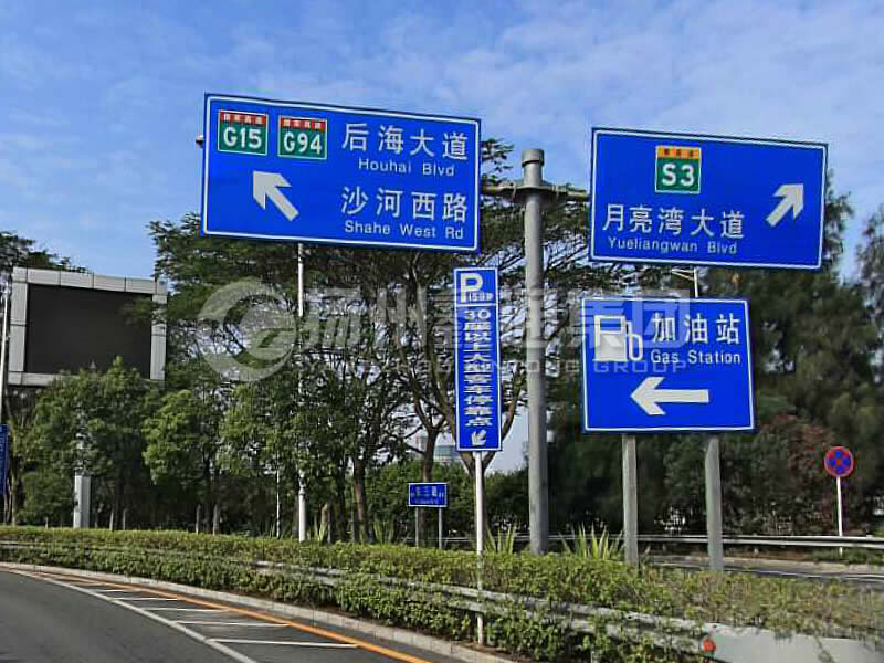 BZG-009，交通標(biāo)志桿，T型交通標(biāo)志桿