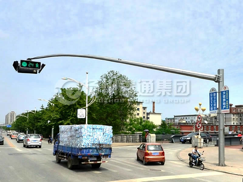 XHDG-048，吊籠式信號燈桿，吉林信號燈桿