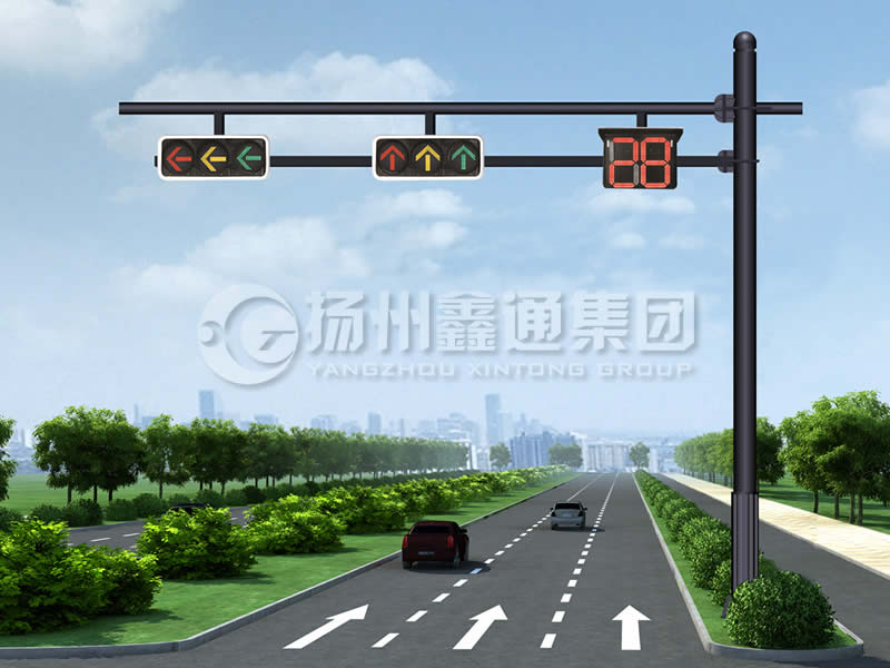 XHDG-061，F(xiàn)型信號燈桿，晉中信號燈桿